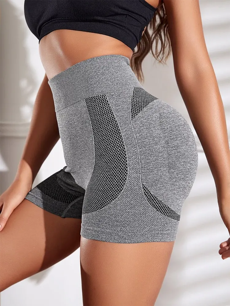 Las leggings de la cadera de durazno de malla sin costura han ganado el amor de más y más mujeres
